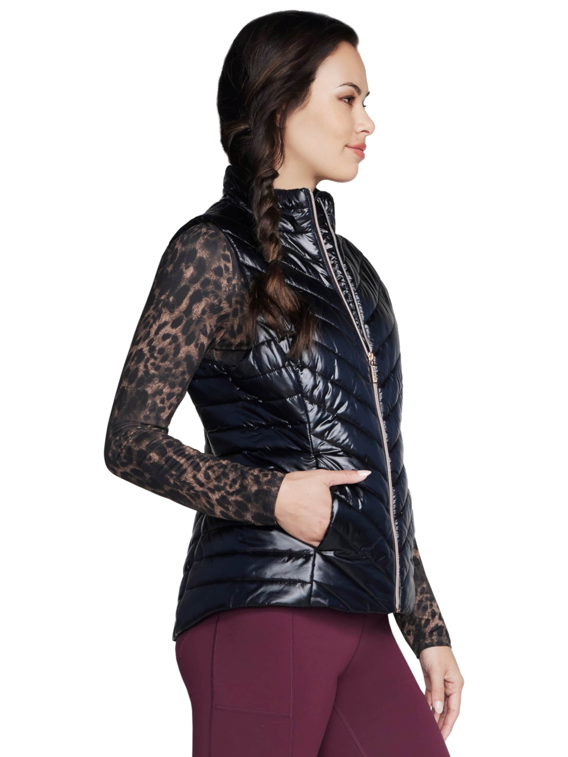 SKECHERS Vest 'Skechers GO Shield Shine Vest' in Black