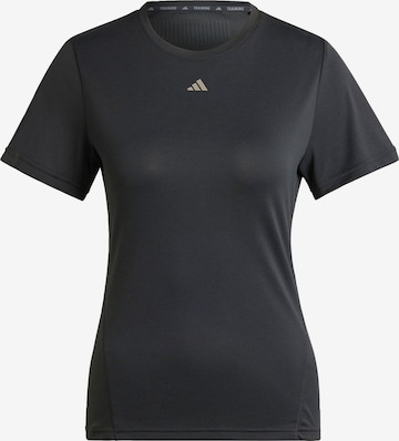 ADIDAS PERFORMANCE Funksjonsskjorte 'Designed for Training' i svart: forside