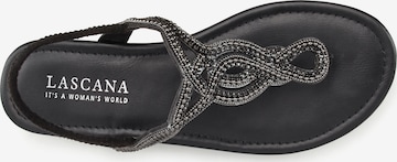 LASCANA Sandals in Black