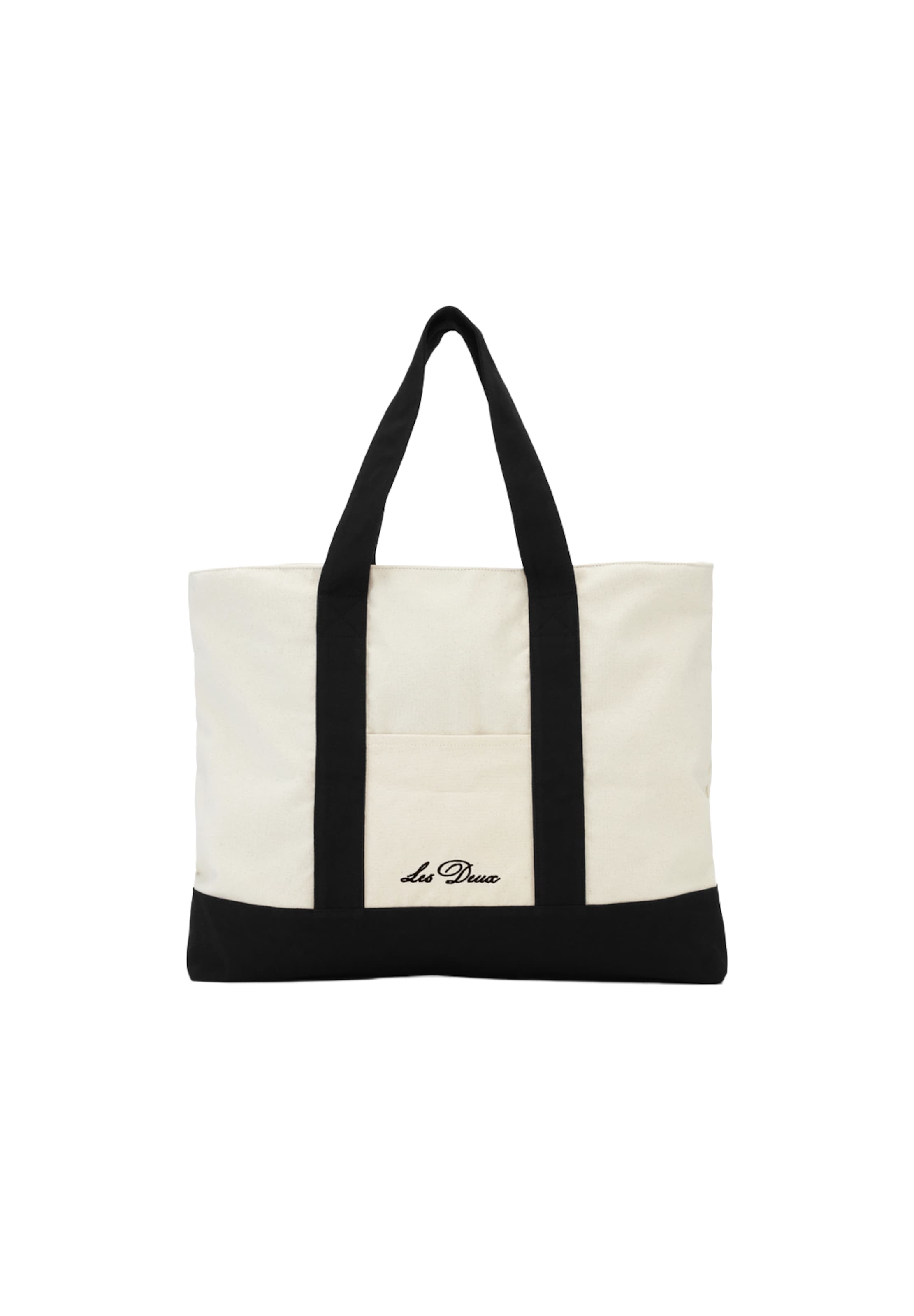 Les Deux Shopper 'Signature' in Black: front
