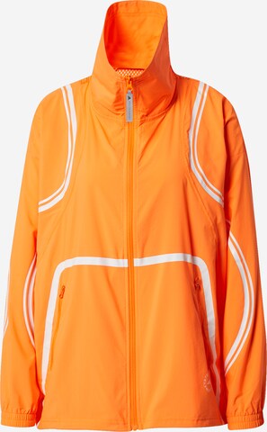 ADIDAS BY STELLA MCCARTNEY Athletic Jacket in Orange: front