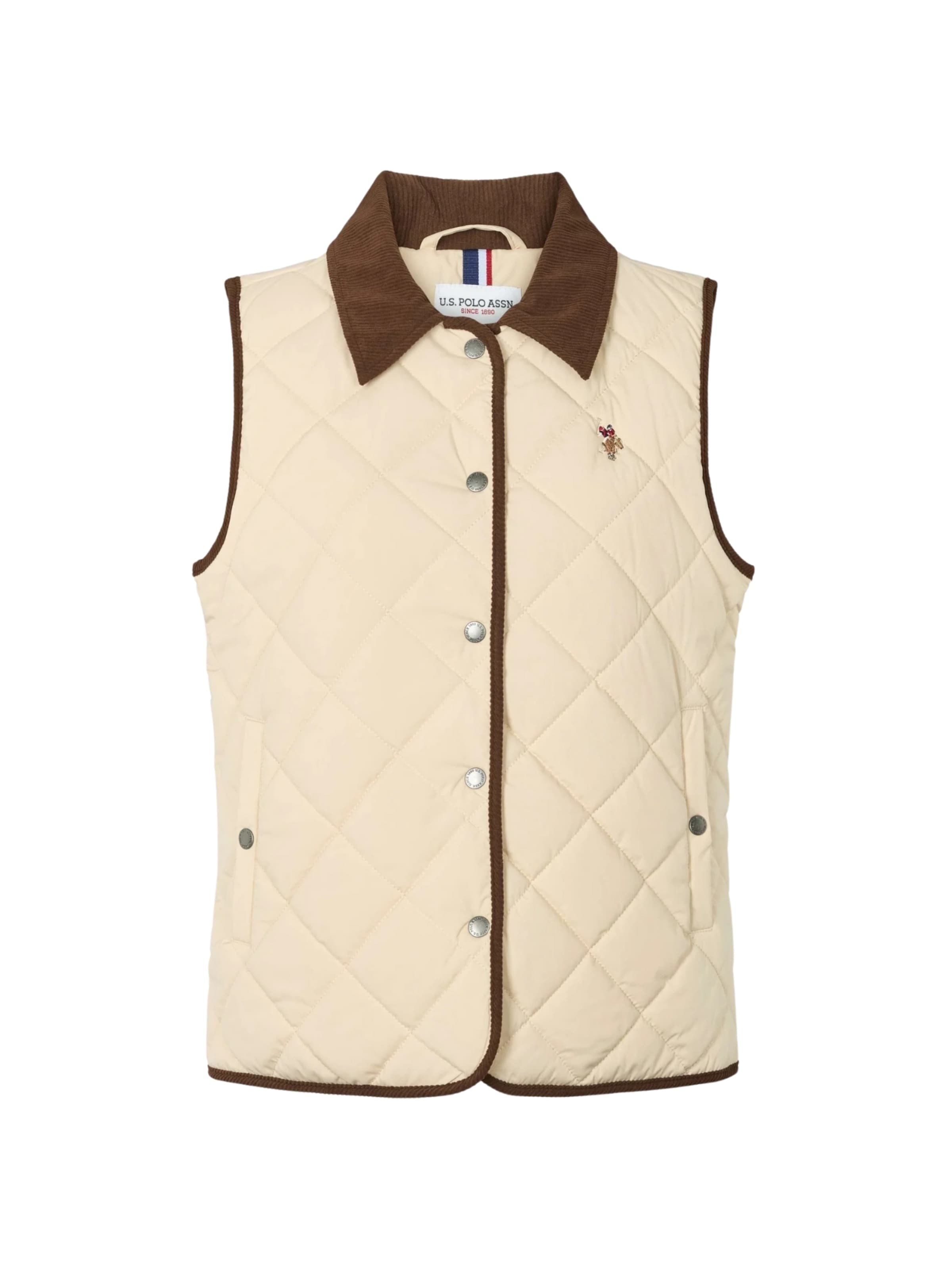 U.S. POLO ASSN. Vesta ' Mandi ' – béžová: přední strana