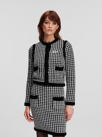 Giacchetta di Karl Lagerfeld in nero: frontale