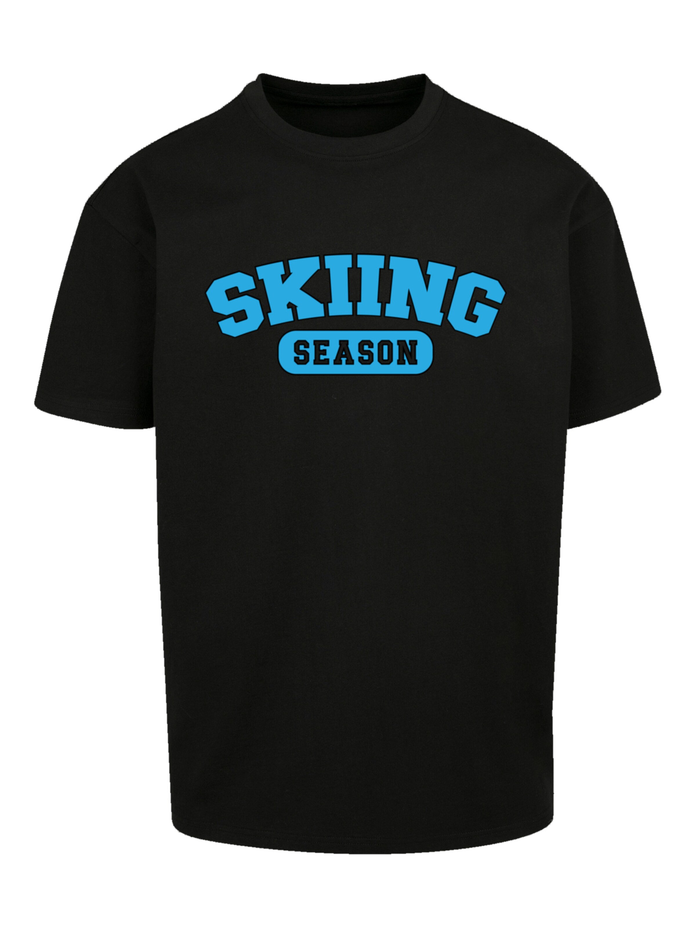 F4NT4STIC Shirt 'Skiing Season' in Schwarz: Vorderseite