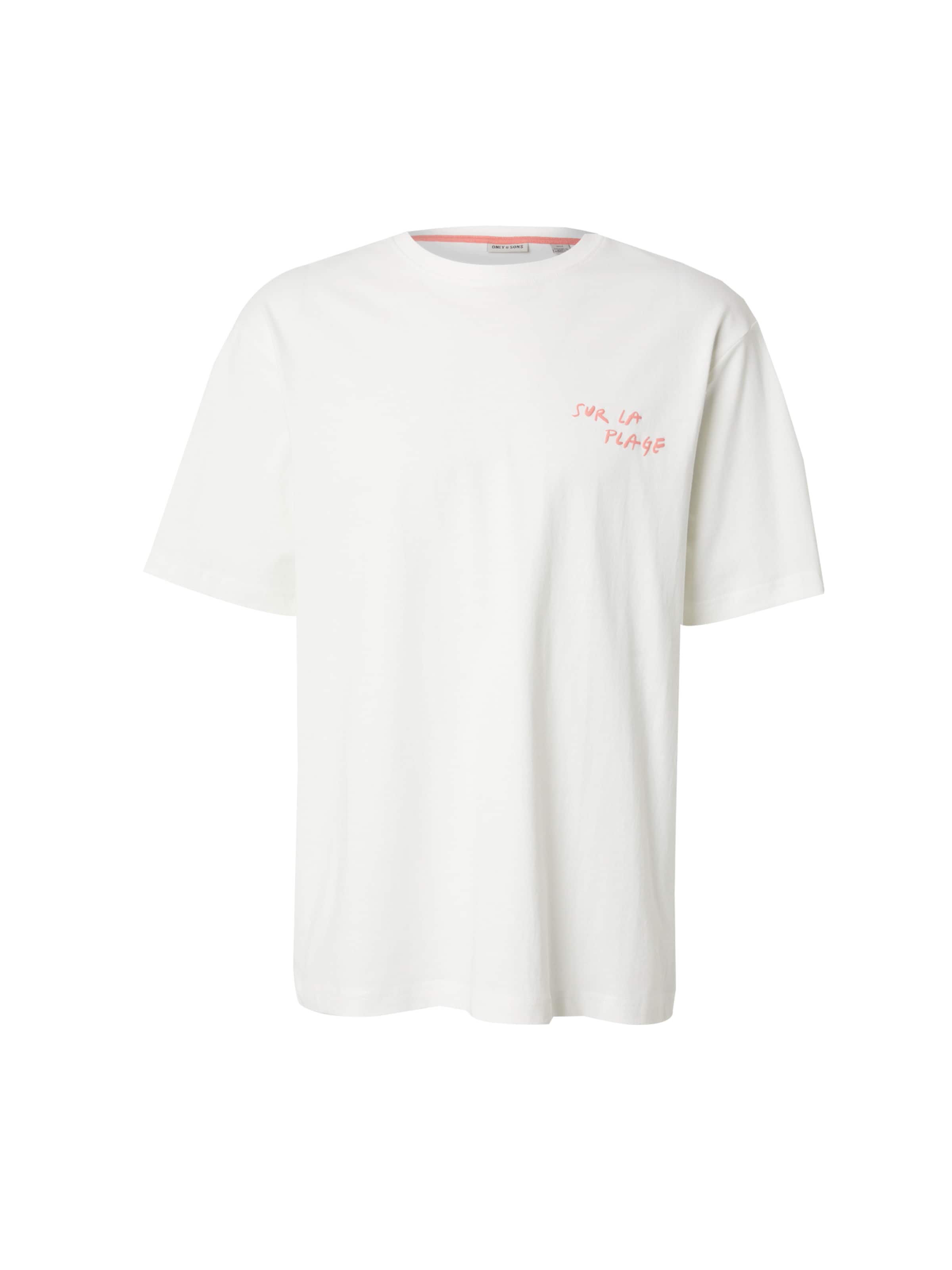 Only & Sons Koszulka 'ONSMILO' w kolorze biały: przód