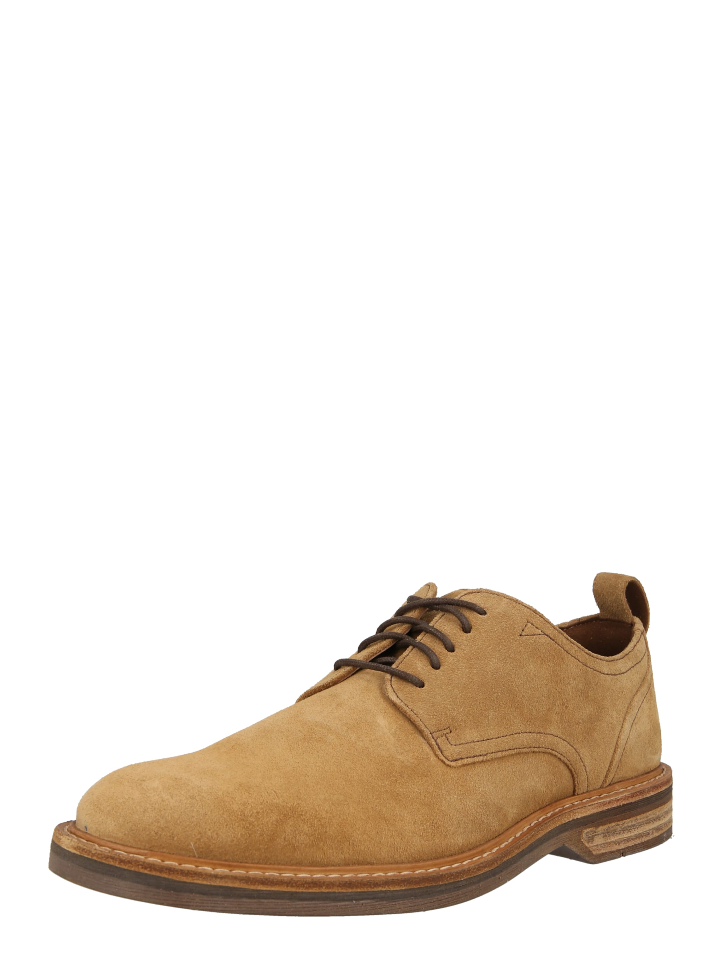 CLARKS Knytsko 'Aldwin' i brun: framsida