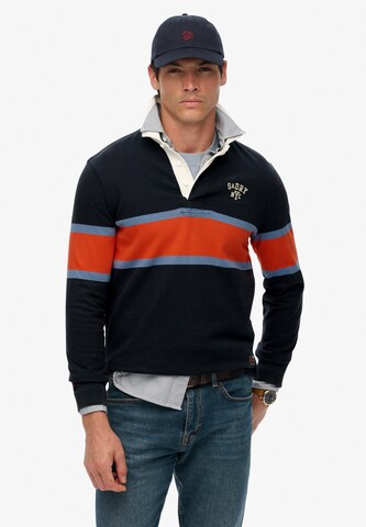 T-Shirt Superdry en bleu : devant