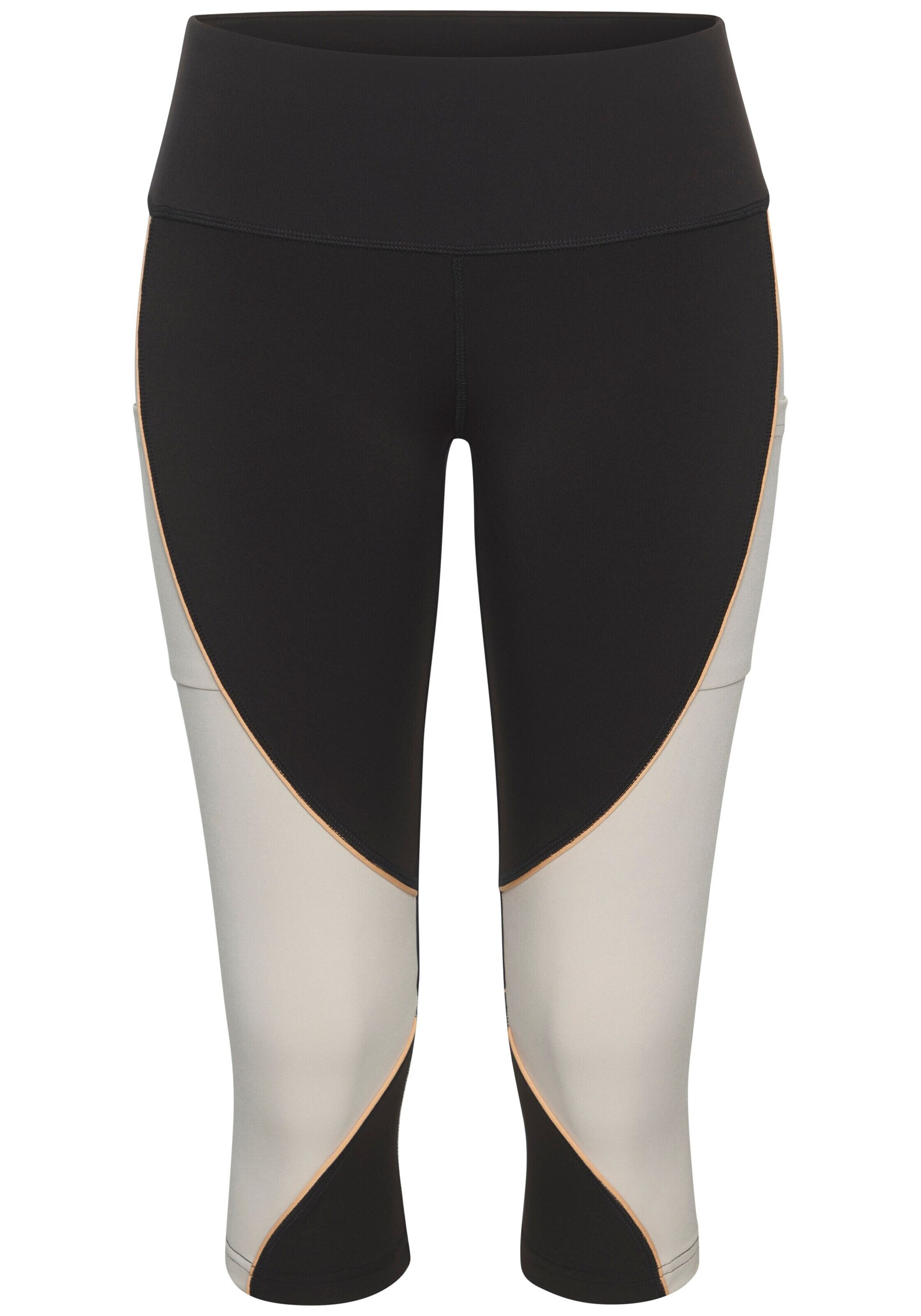 LASCANA ACTIVE Skinny Workout Pants in Black: front