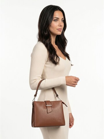 Cluty Handbag in Brown