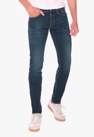 Le Temps Des Cerises Slimfit Jeans '700/11' in Blau: Vorderseite