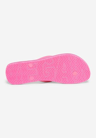 Superdry T-bar sandals in Pink