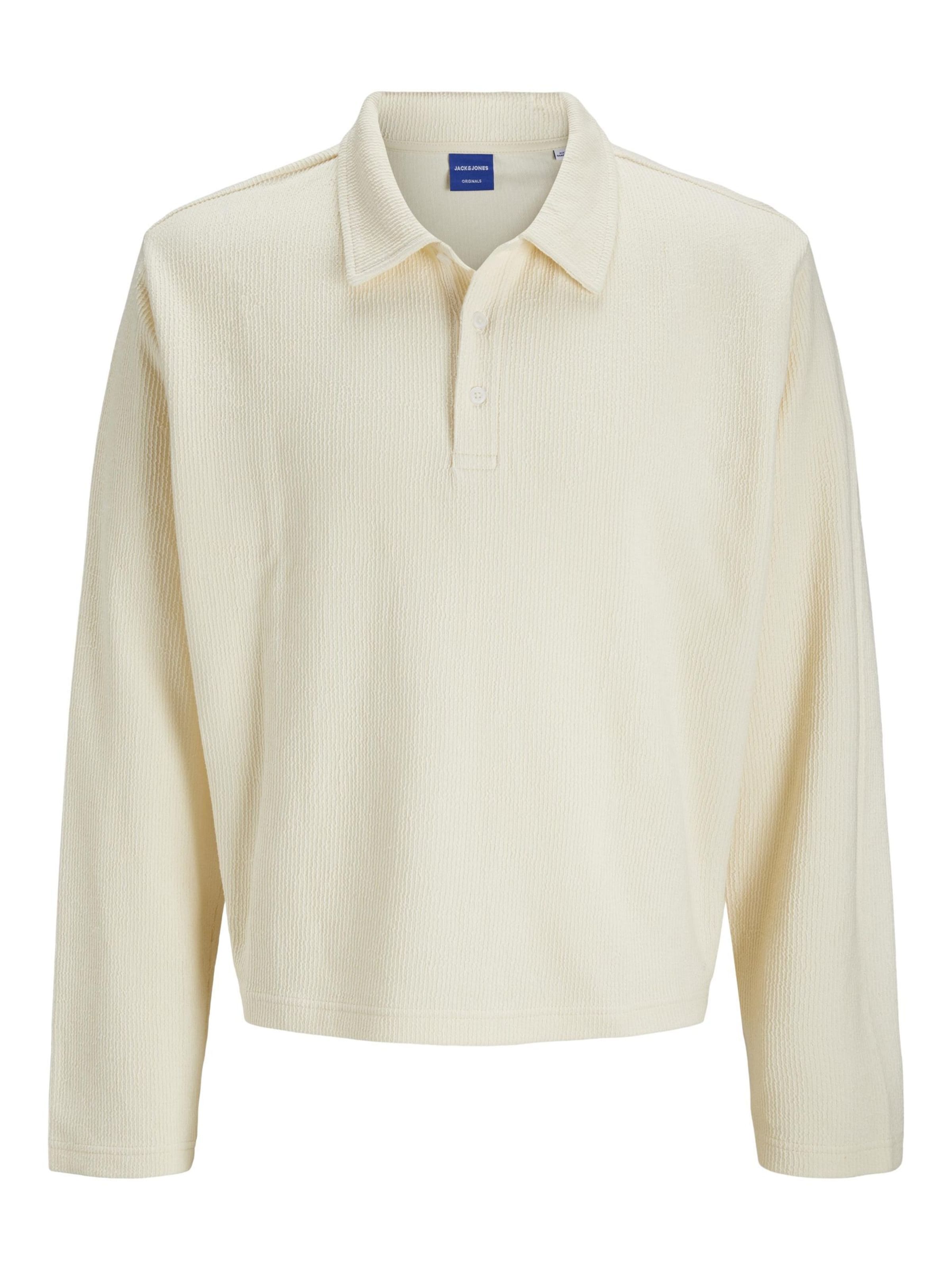 Sweat-shirt JACK & JONES en blanc : devant