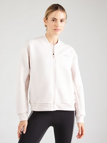 ADIDAS TERREX - Sudadera con cremallera deportiva en beige: frente