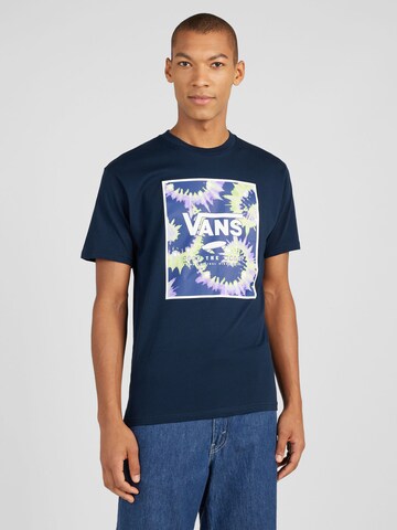 VANS T-shirt 'CLASSIC' i blå: framsida