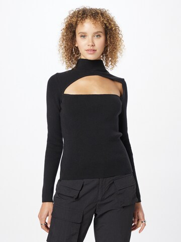 Pull-over NU-IN en noir : devant