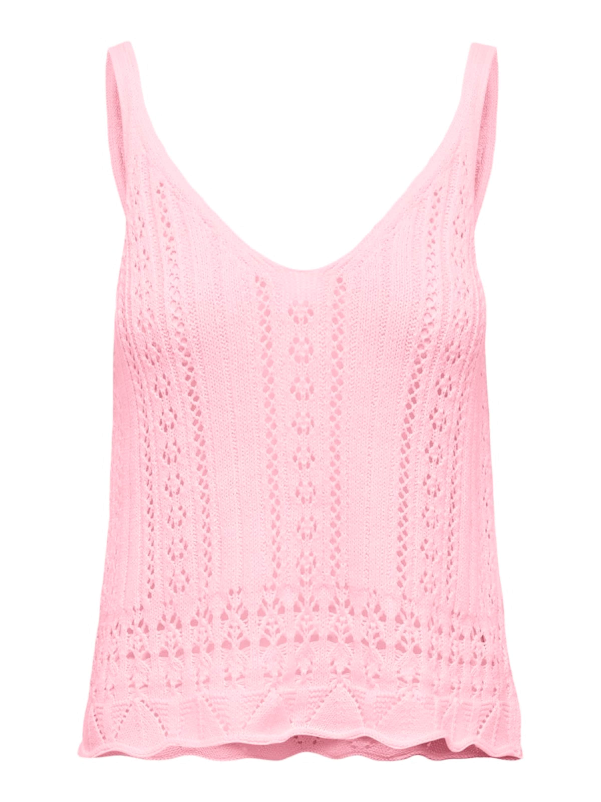 ONLY Knitted top 'Lyzet' in Pink: front