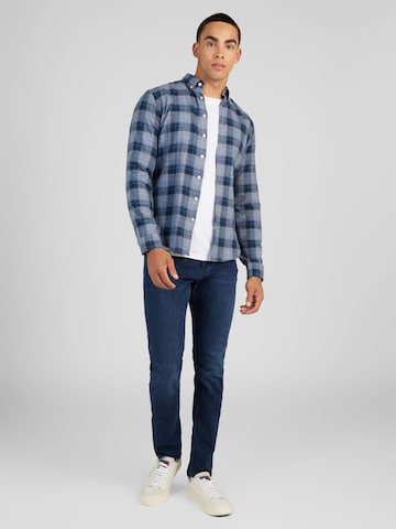 Lindbergh Regular Fit Hemd in Blau