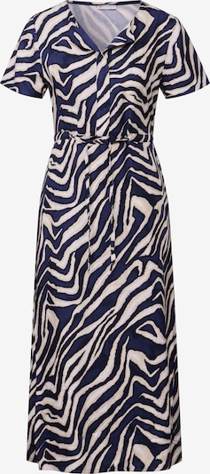 STREET ONE Sommerkleid in hellbeige / dunkelblau, Produktansicht