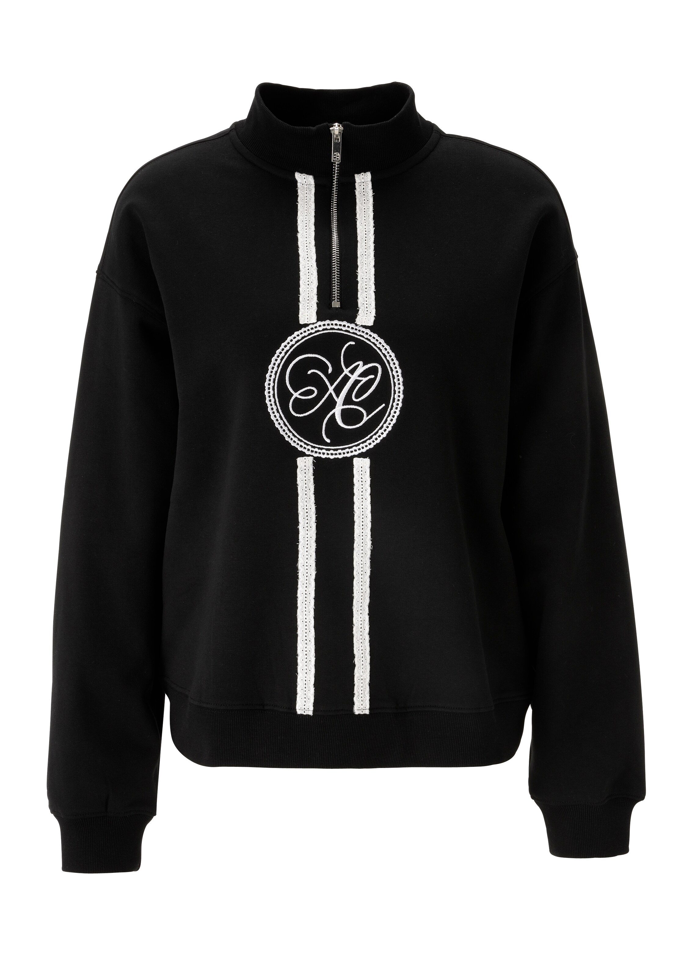 Aniston CASUAL Sweatshirt in Black: front