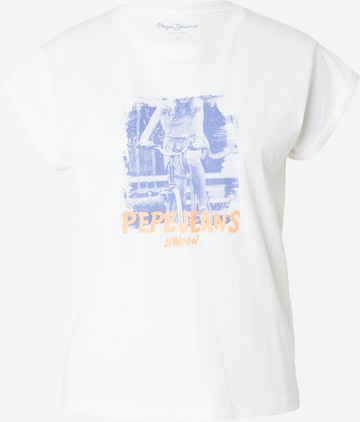 Pepe Jeans Tričko - Biela: predná strana