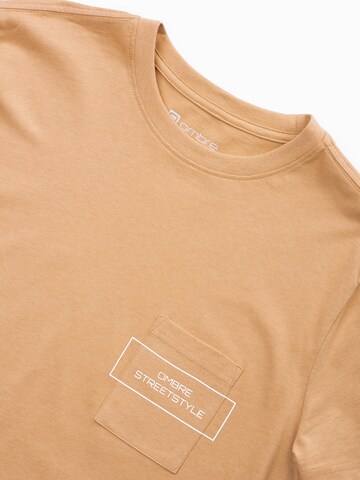 Ombre Shirt 'S1742' in Beige