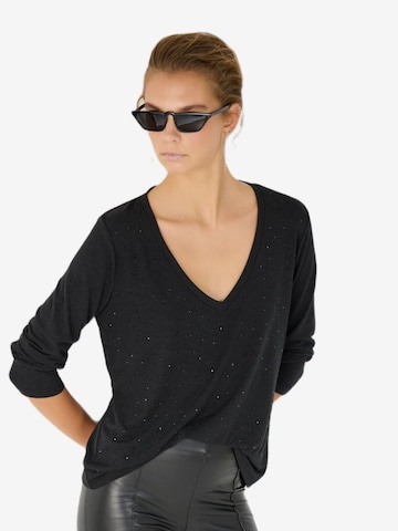 No Matter What Shirt in Black: front