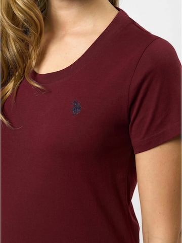 U.S. POLO ASSN. Paita 'Amy' värissä punainen