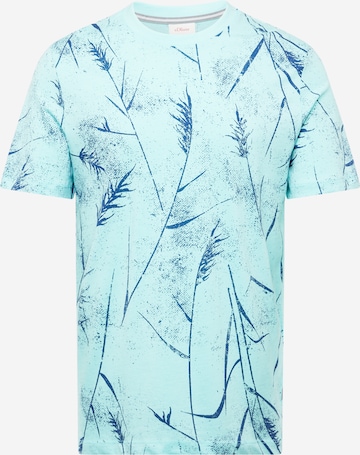 s.Oliver Shirt in Blauw: voorkant