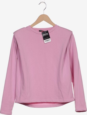 PIECES Sweatshirt & Zip-Up Hoodie in 4XL in Pink: front