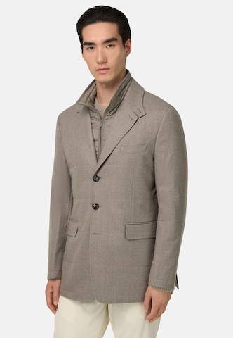 Coupe regular Veste de costume Boggi Milano en beige : devant