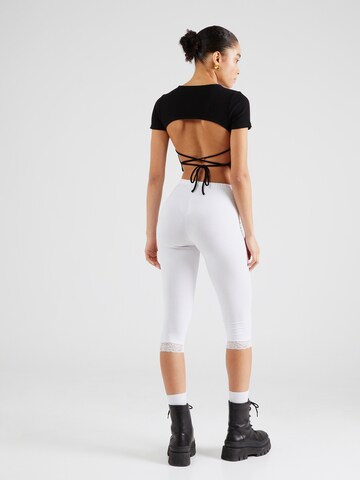 Fransa Skinny Leggings 'ZOKOS 3' - fehér