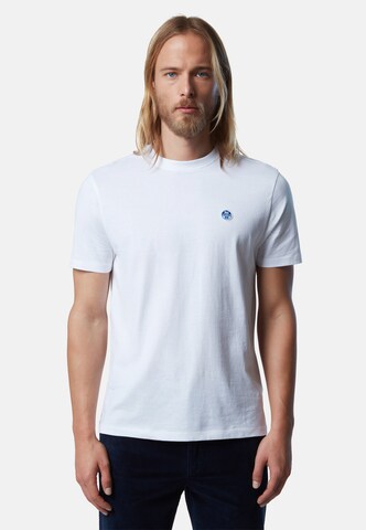 T-Shirt North Sails en blanc : devant