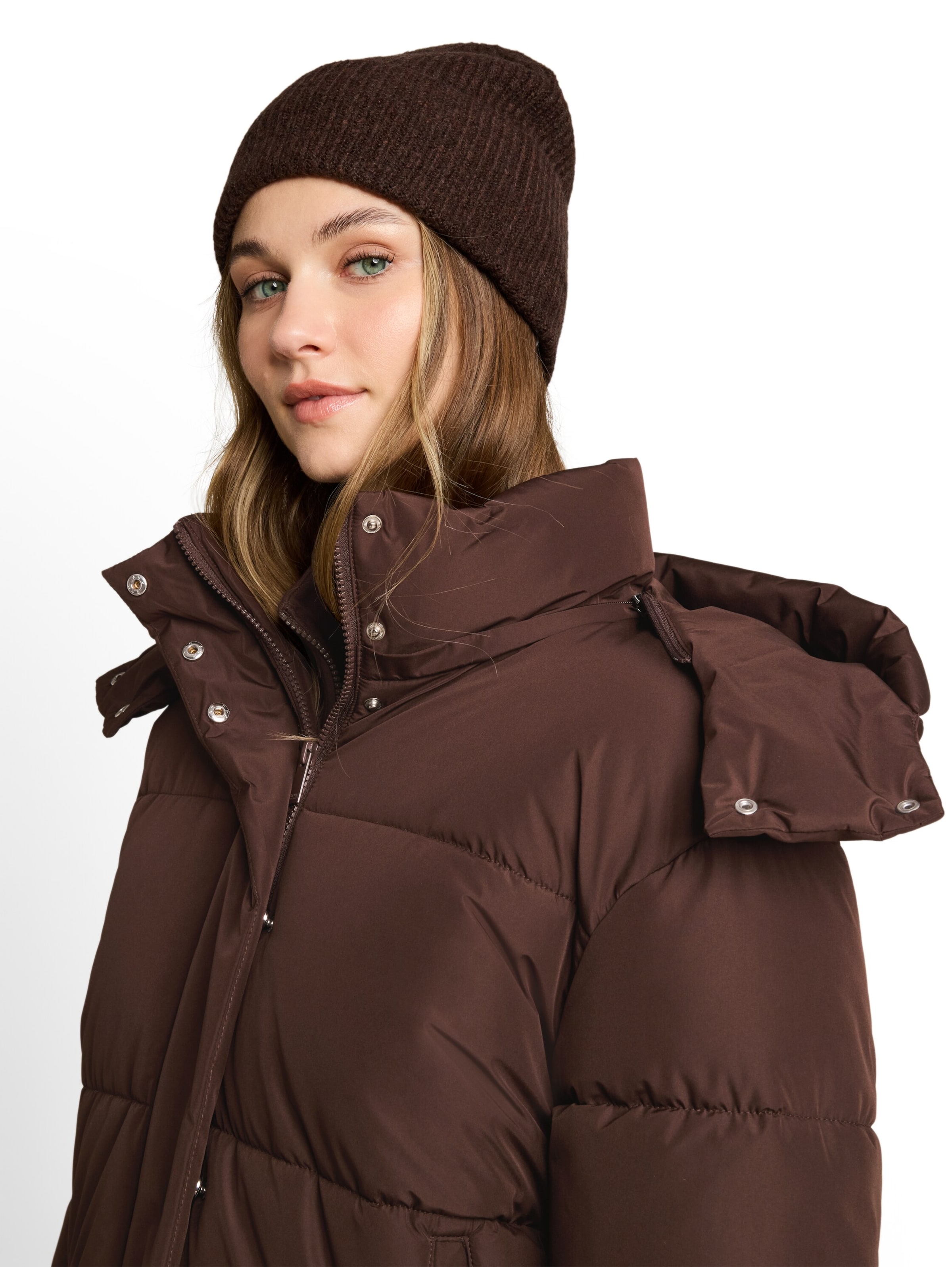 TOM TAILOR DENIM Jacke in Braun