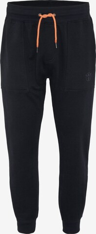 CHIEMSEE Tapered Pants in Black: front