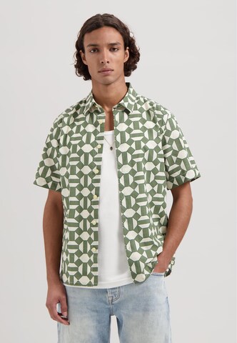 Dstrezzed Comfort Fit Hemd 'Aly' in Grün: Vorderseite