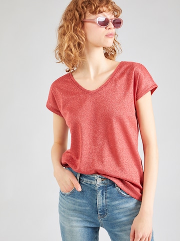 T-shirt 'Silvery' ONLY en rouge : devant