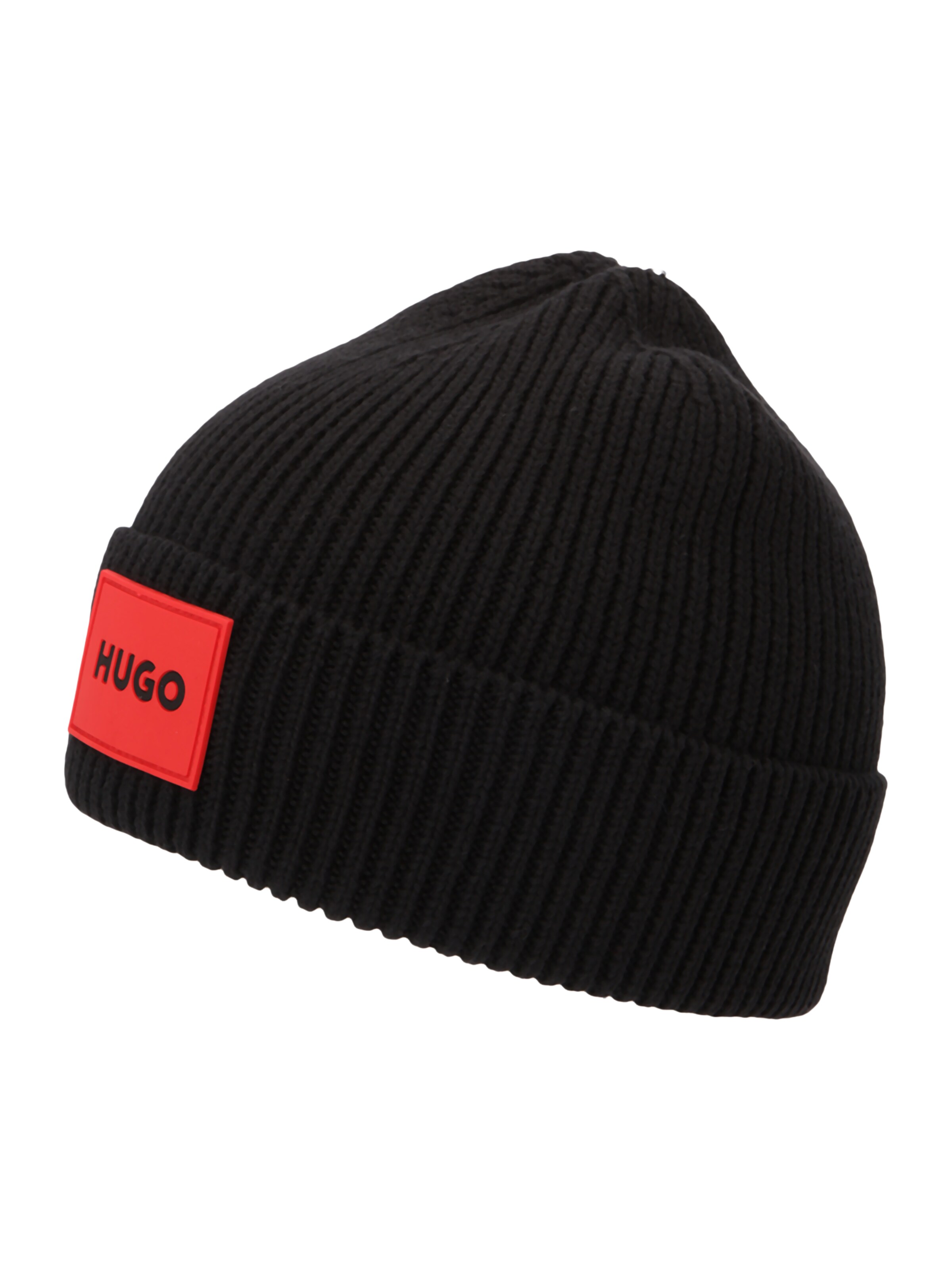 Berretto di HUGO in nero: frontale