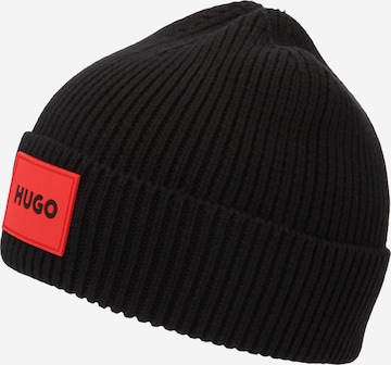 juoda HUGO Megzta kepurė: priekis