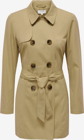 ONLY Between-Seasons Coat in Brown: front