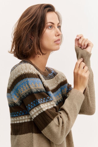 Fransa Sweater in Brown