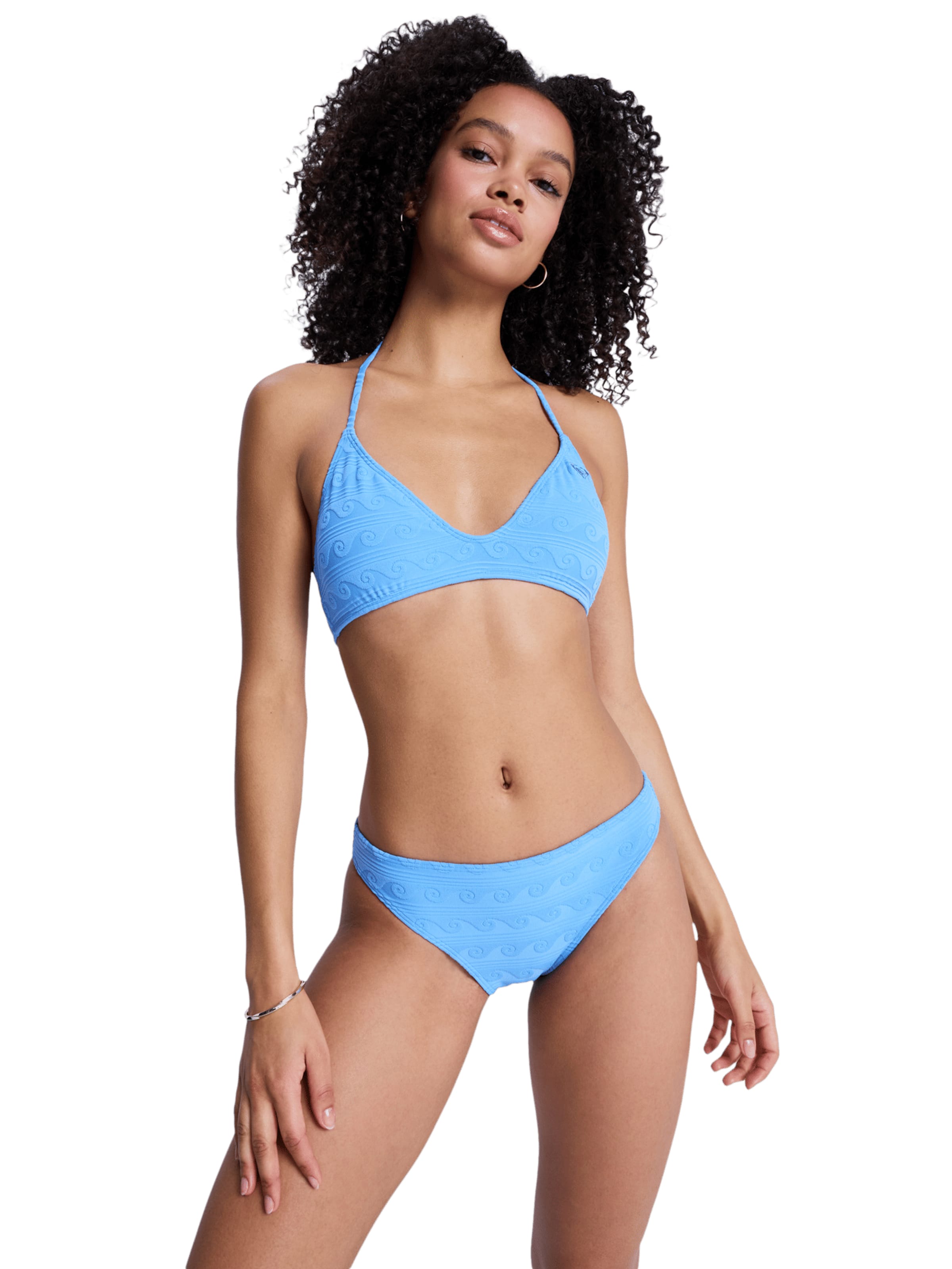 ROXY Triangel Bikini 'Paradise Wave' in Braun: Vorderseite