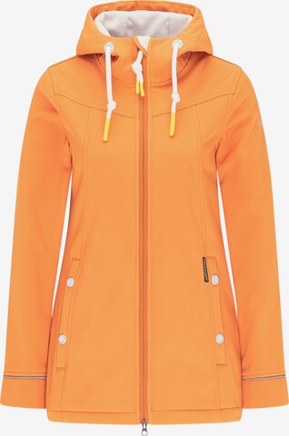 Schmuddelwedda Between-Season Jacket in Orange: front