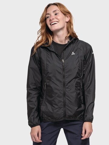 Schöffel Outdoorjas ' Hiking Jacket Style Wutach WMS ' in Zwart: voorkant