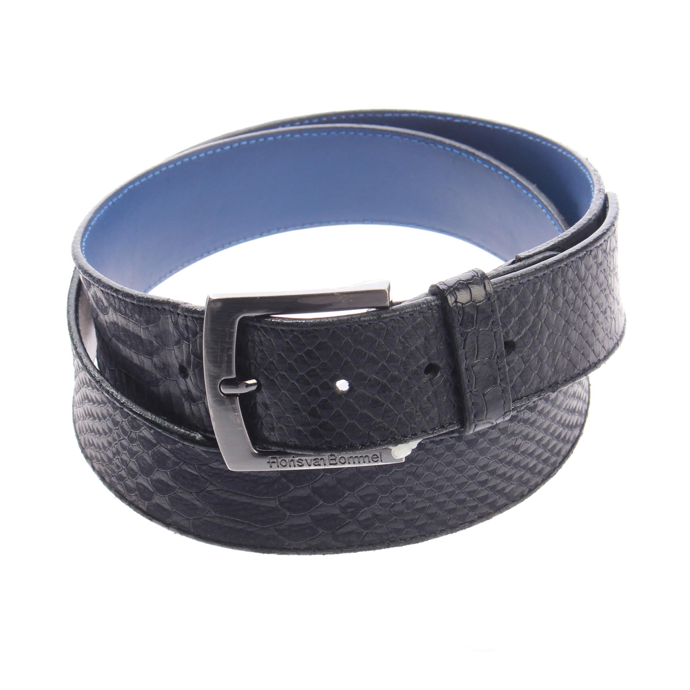 Floris van Bommel Belt & Suspenders in XXL in Navy, Item view