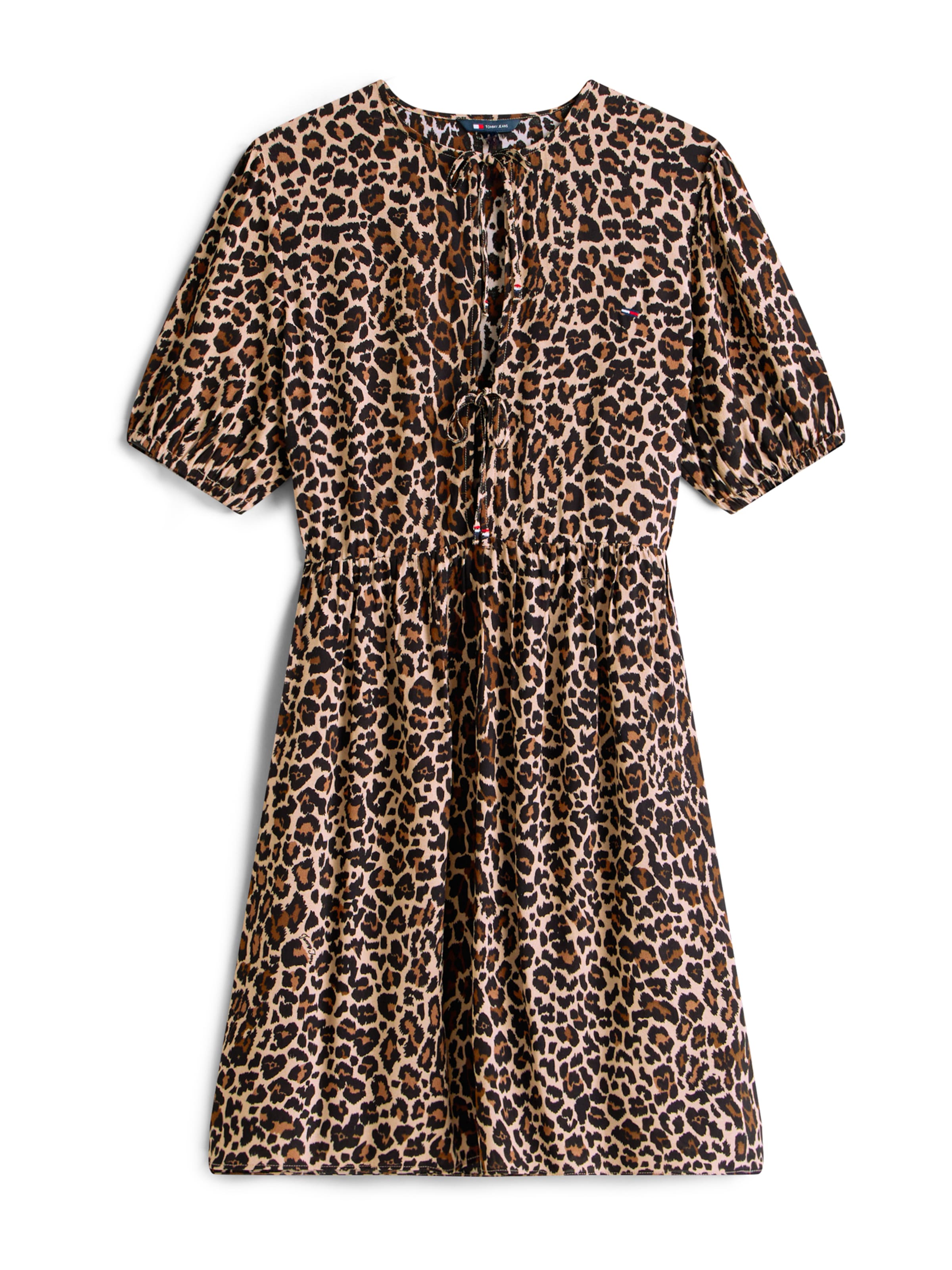 Tommy Jeans Φόρεμα σε καφέ: μπροστά