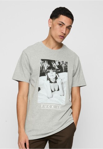 MT Men Shirt 'Fuck It 2.0' in Grijs: voorkant