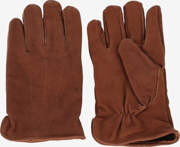 Gants bugatti en marron : devant