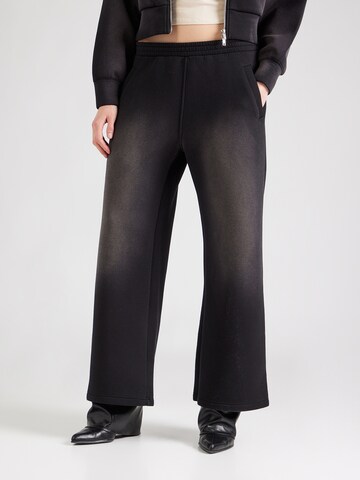 WEEKDAY - Loosefit Pantalón 'Alba' en negro: frente