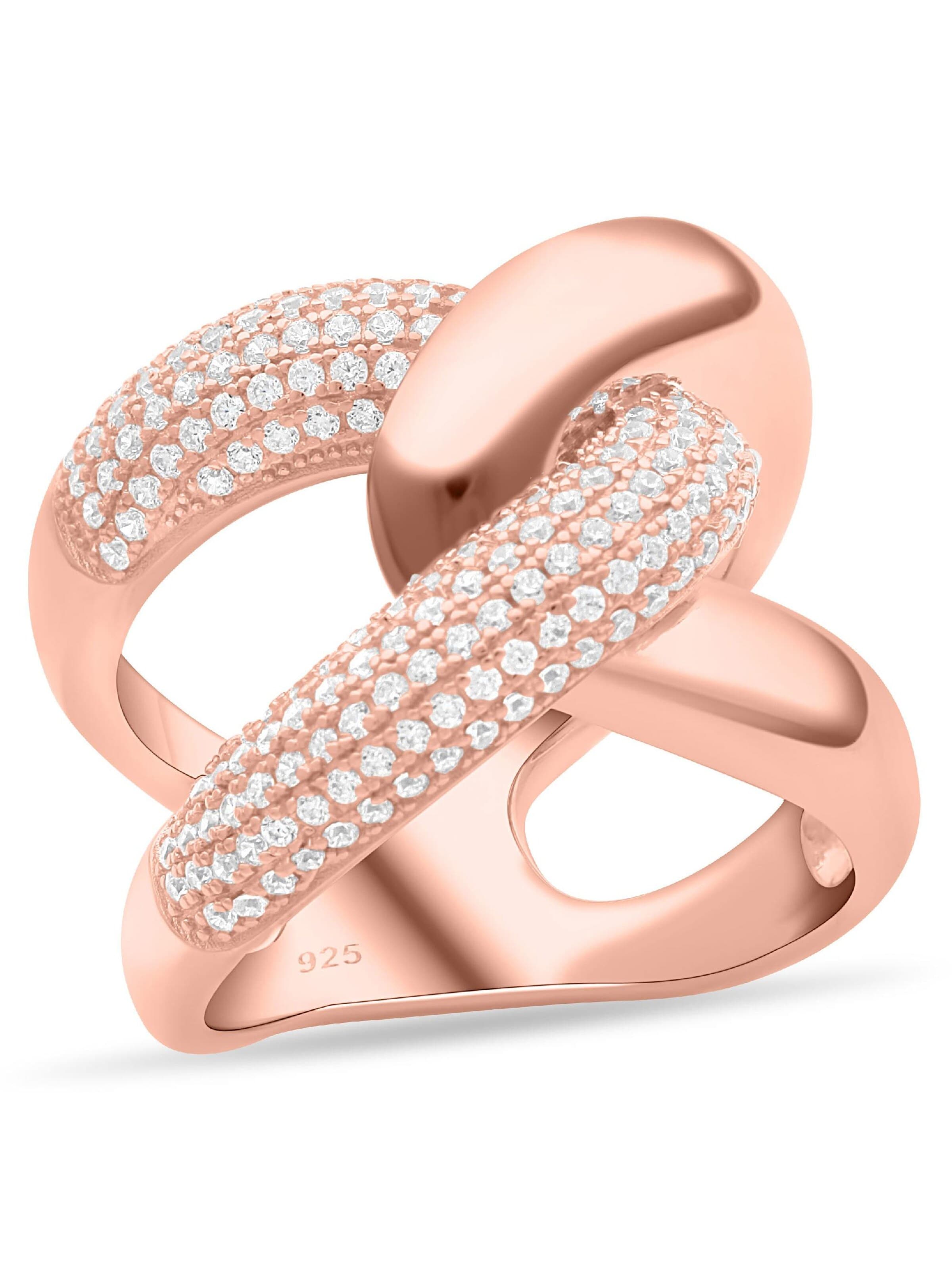 Tony Fein Ring 'Schleifen'‌ in Gold: Vorderseite