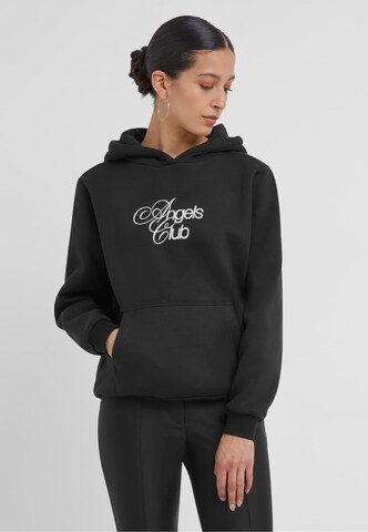 Miss Tee Sweatshirt 'Angels Club' in Black